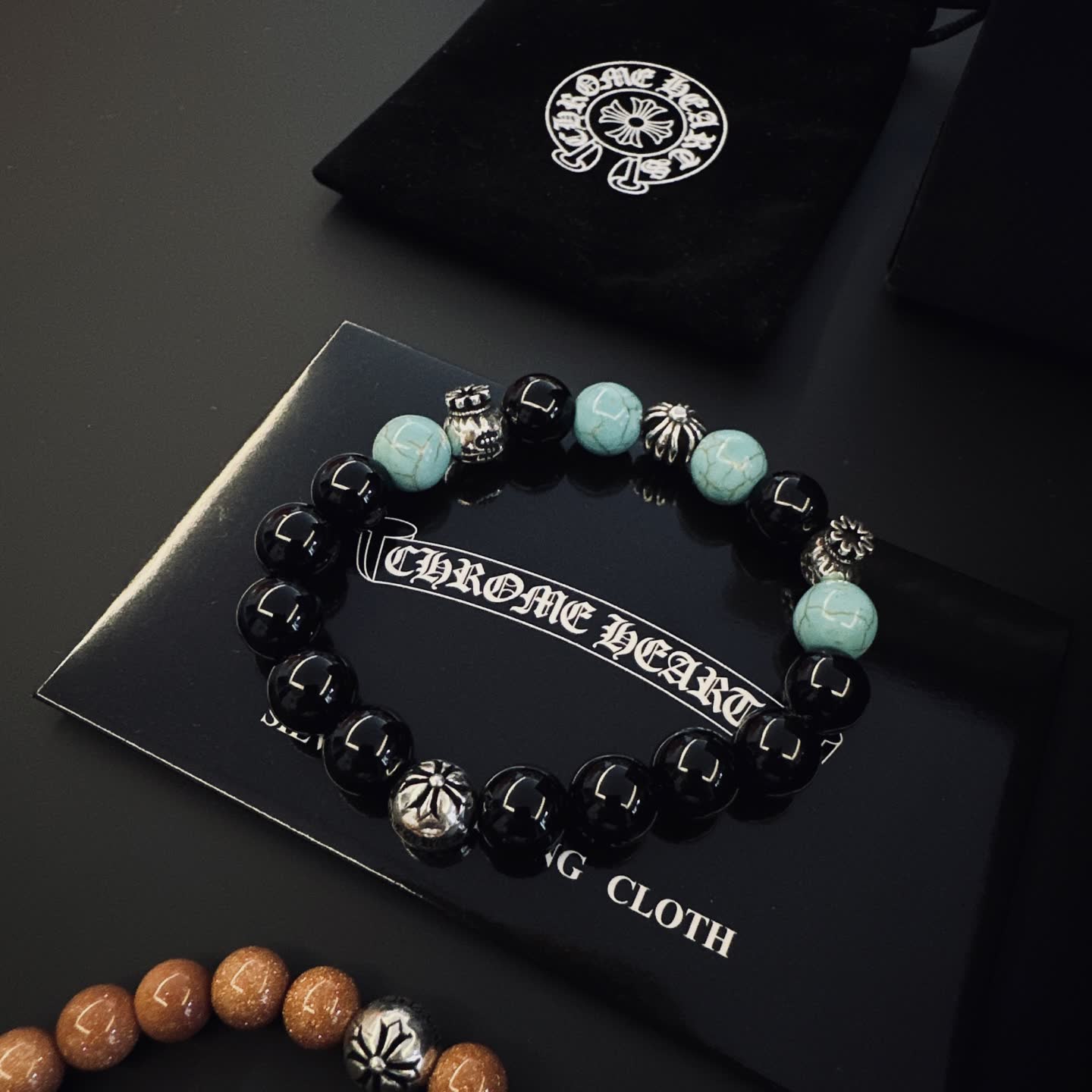 Chrome Hearts Beaded Bracelet Set